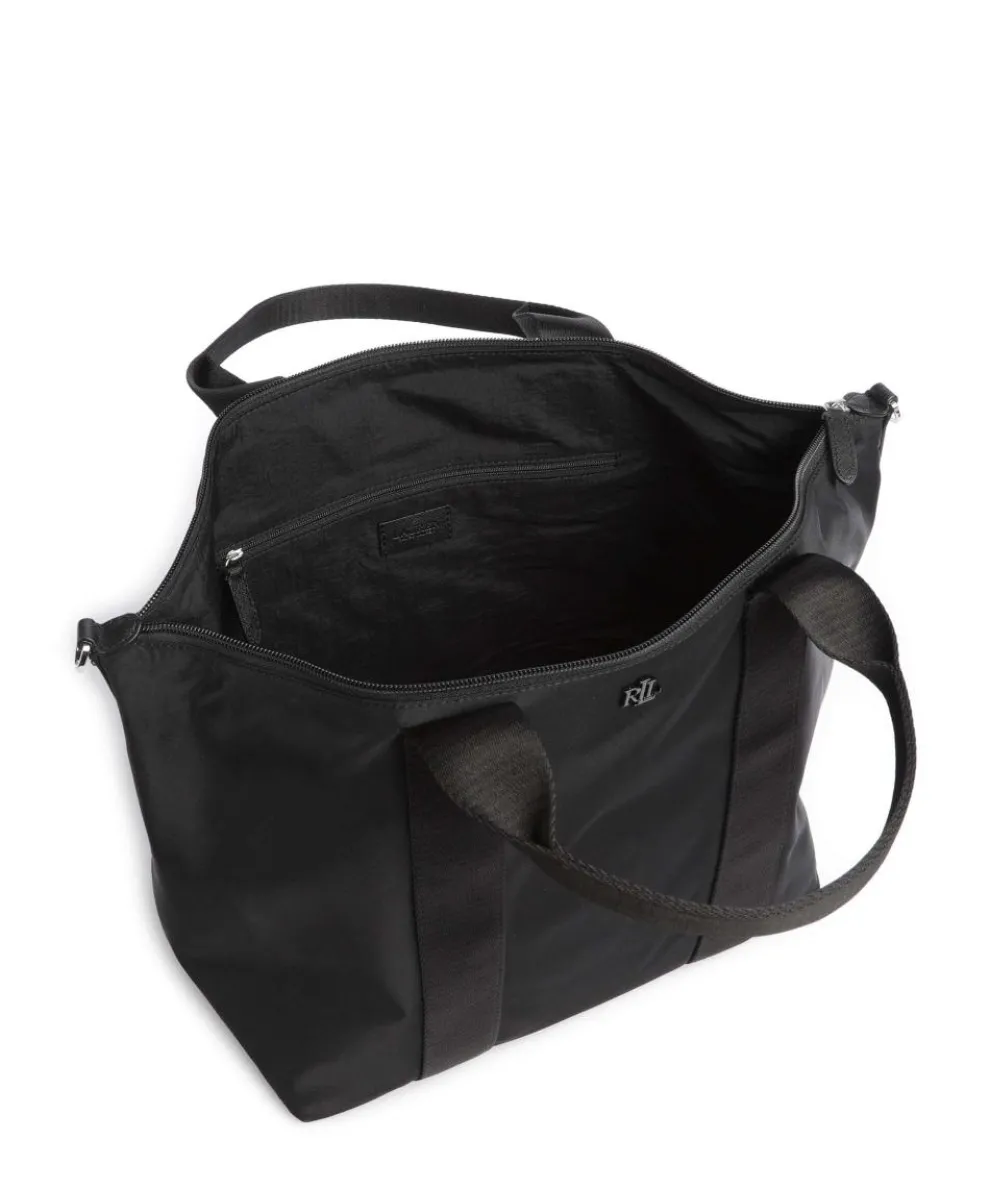 Stevie Extra Large Handtasche recyceltes Nylon schwarz