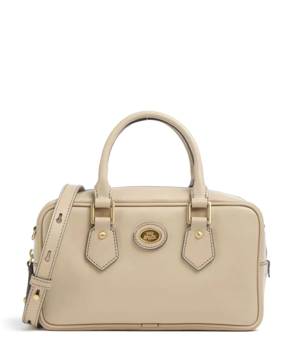 Stodo Handtasche fein genarbtes Rindsleder beige