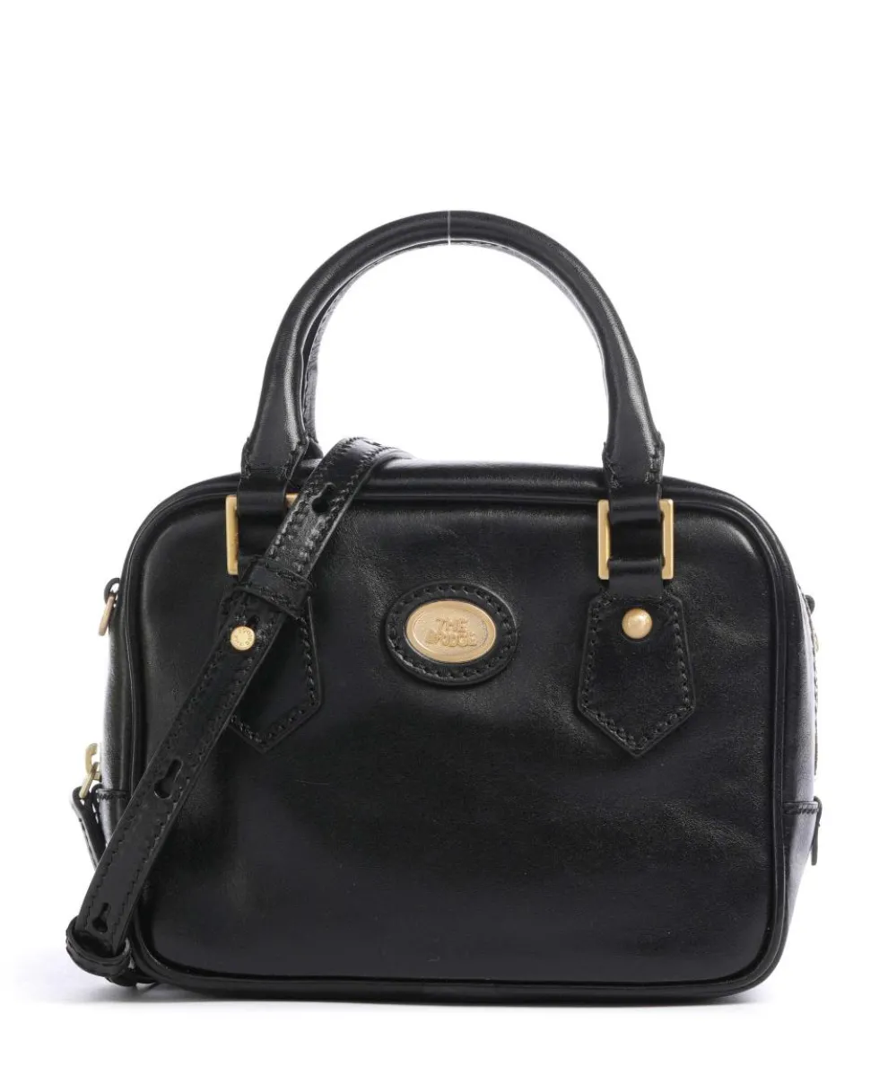 Stodo Handtasche fein genarbtes Rindsleder schwarz