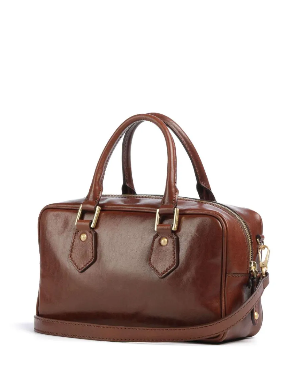 Stodo Handtasche fein genarbtes Rindsleder braun