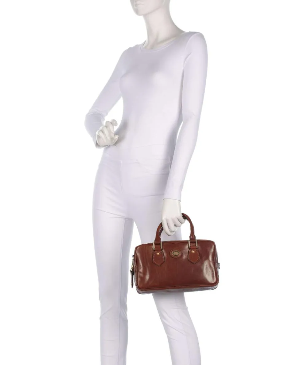 Stodo Handtasche fein genarbtes Rindsleder braun