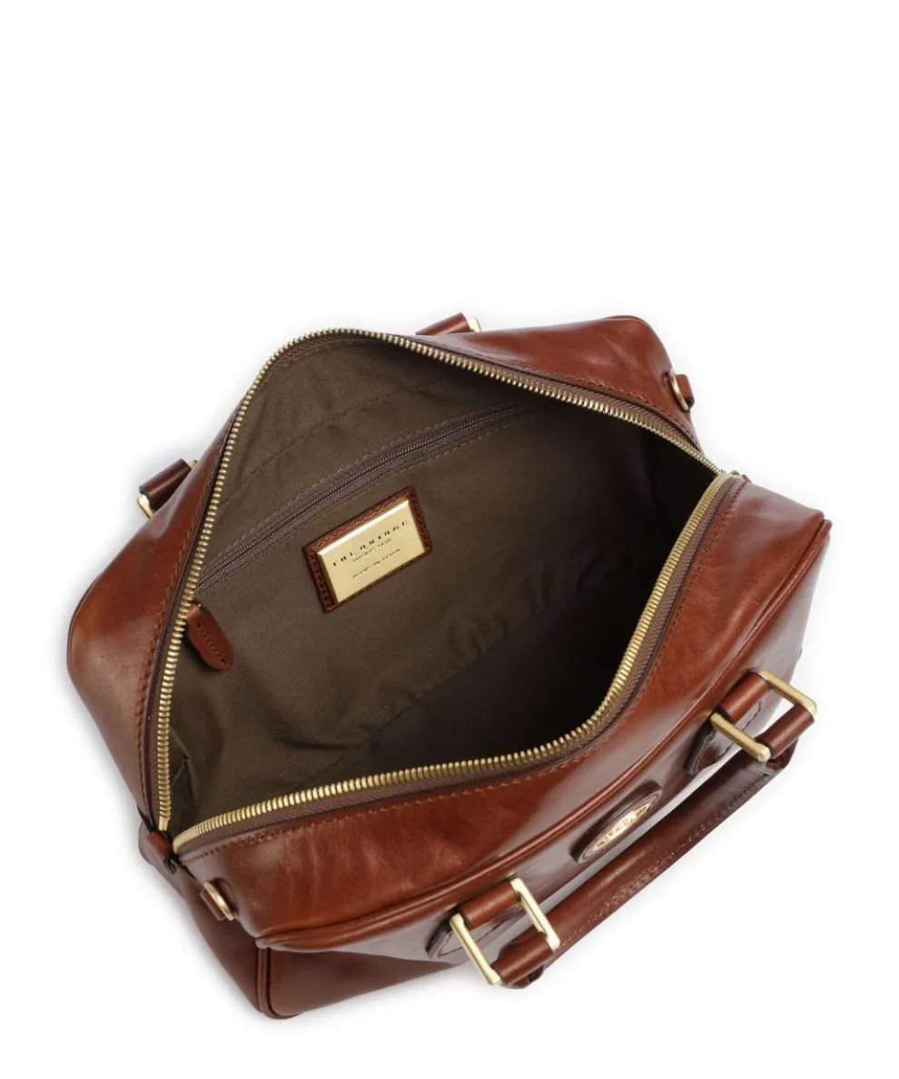 Stodo Handtasche fein genarbtes Rindsleder braun