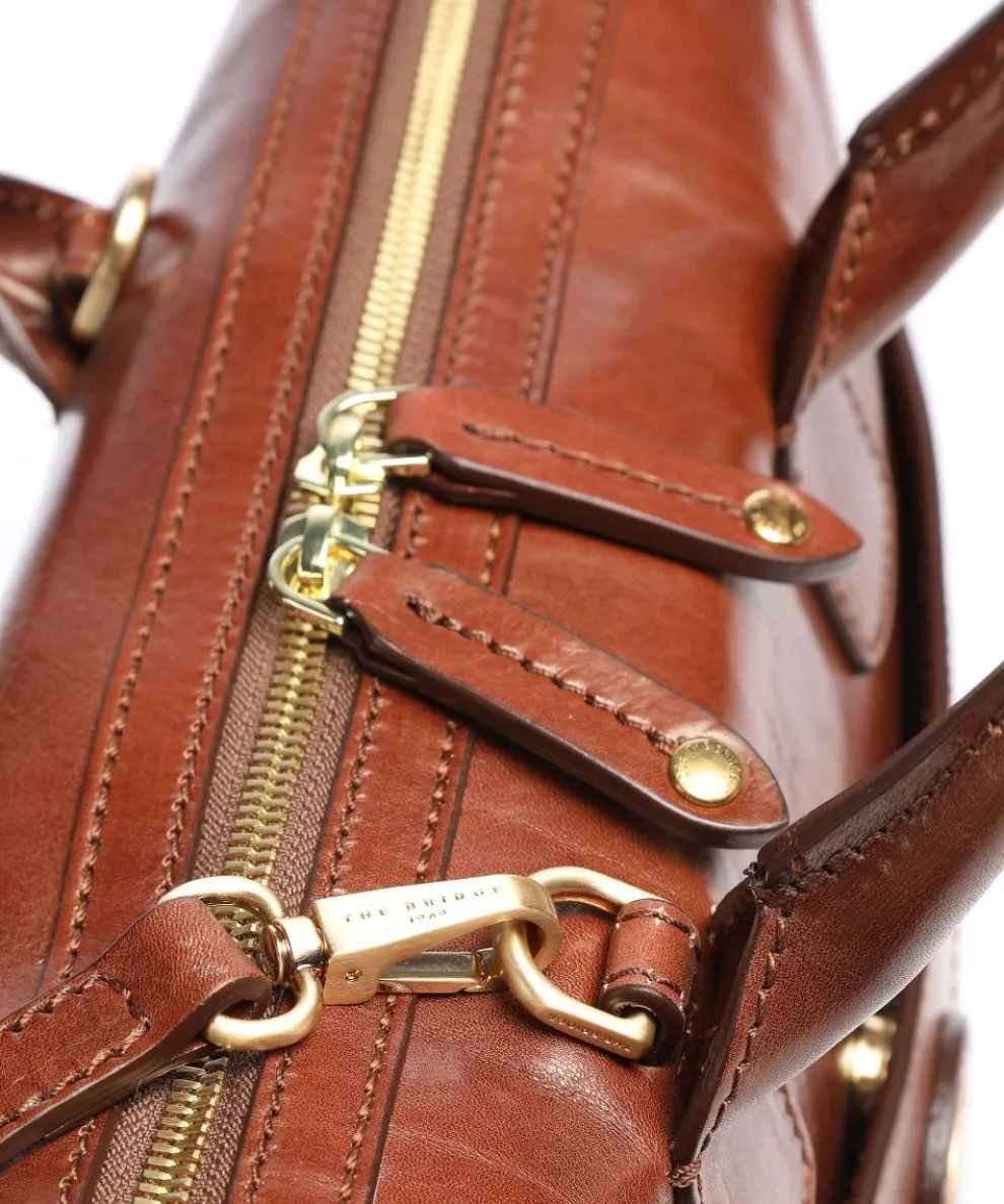 Story Donna Aktentasche 13″ glattes Rindsleder braun