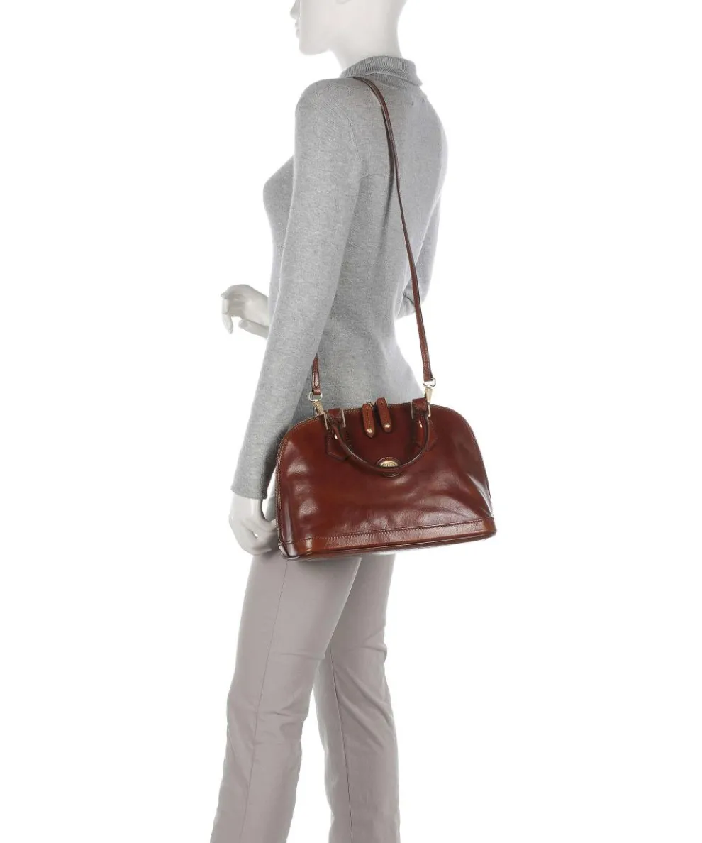 Story Donna Handtasche fein genarbtes Rindsleder braun