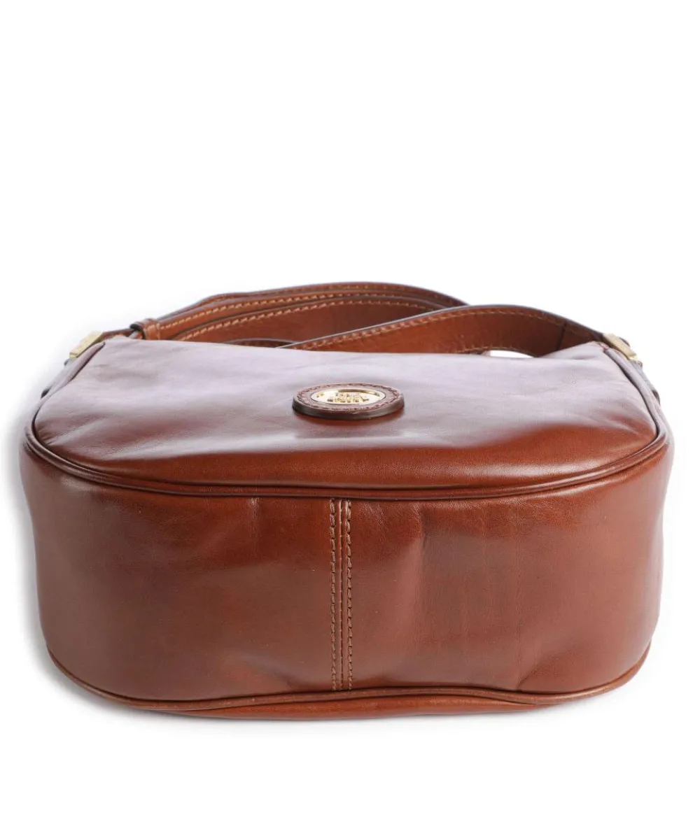 Story Donna Umhängetasche fein genarbtes Rindsleder braun