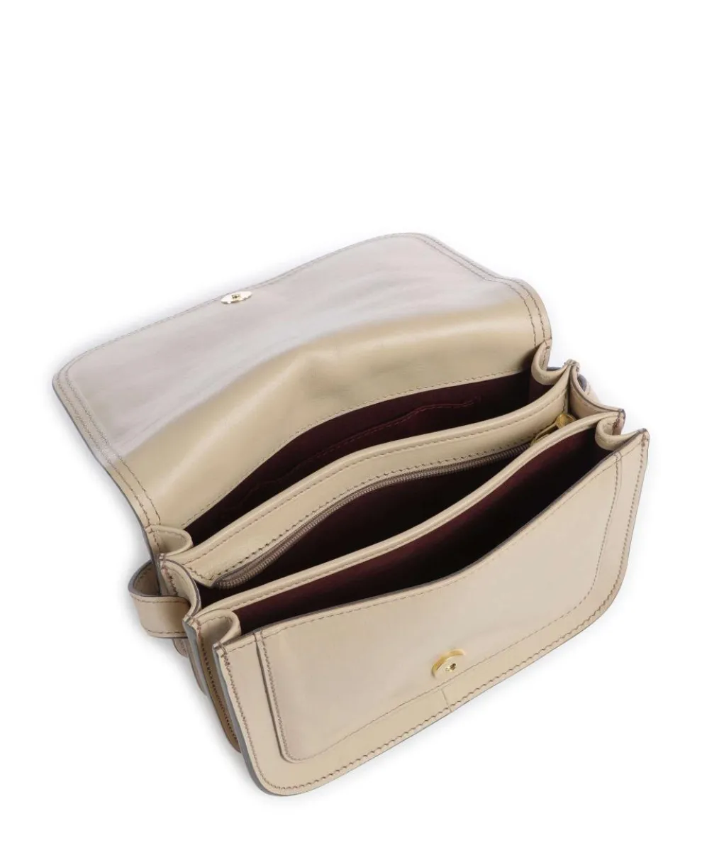 Story Donna Umhängetasche fein genarbtes Leder beige