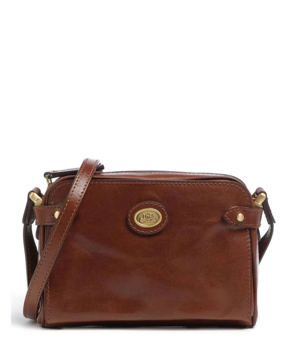 Story Donna Umhängetasche Rindsleder braun