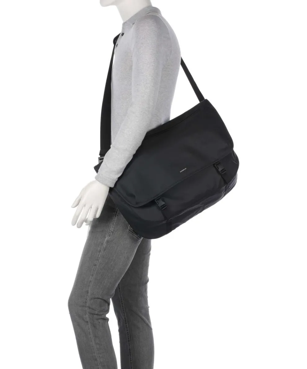 Stream Kuriertasche 16″ recyceltes Polyester schwarz