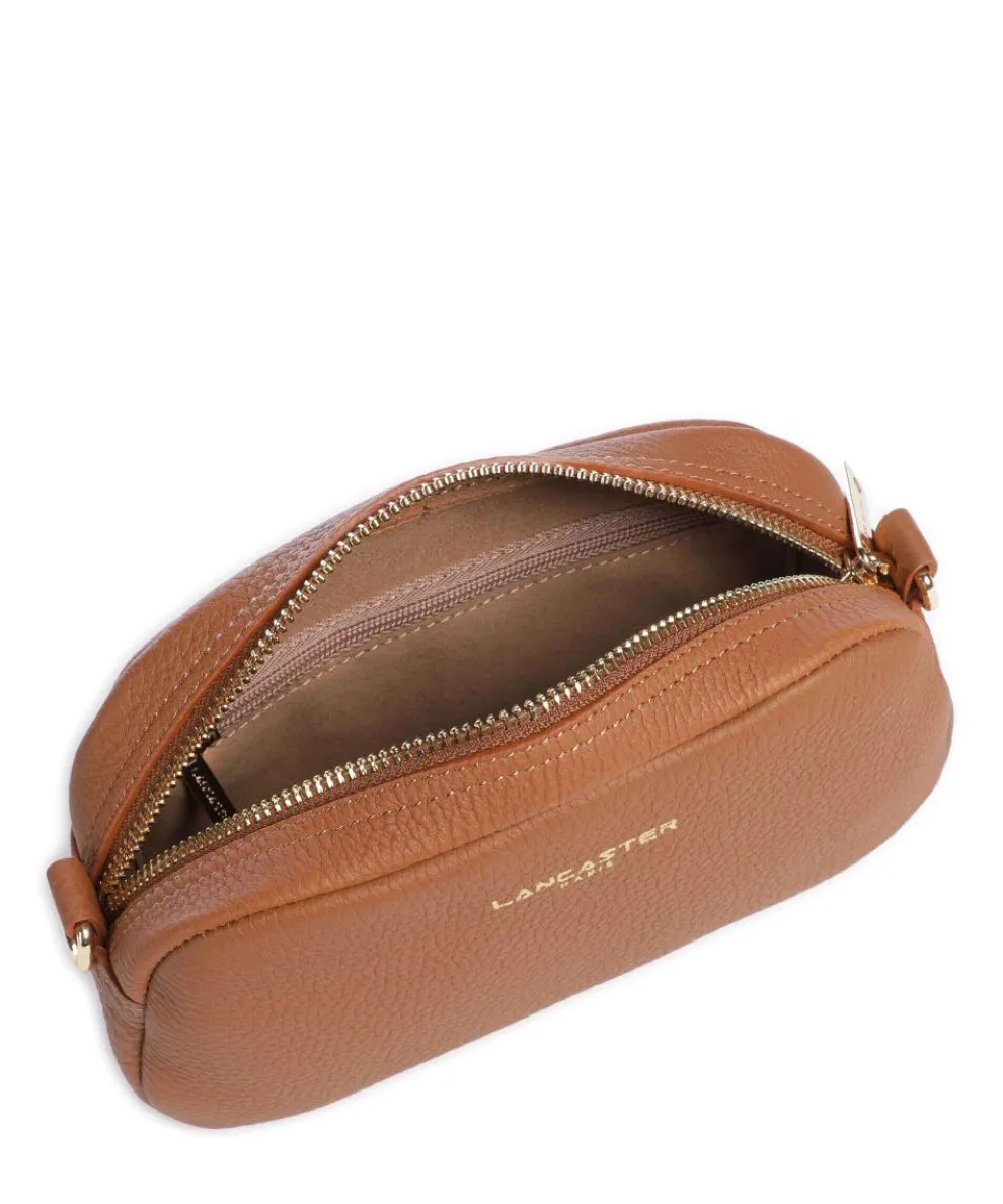 Studio Mimi Umhängetasche genarbtes Leder braun