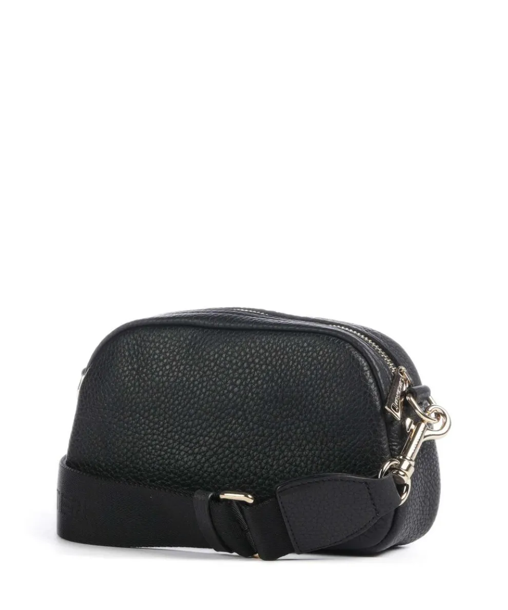 Studio Mimi Umhängetasche genarbtes Leder schwarz