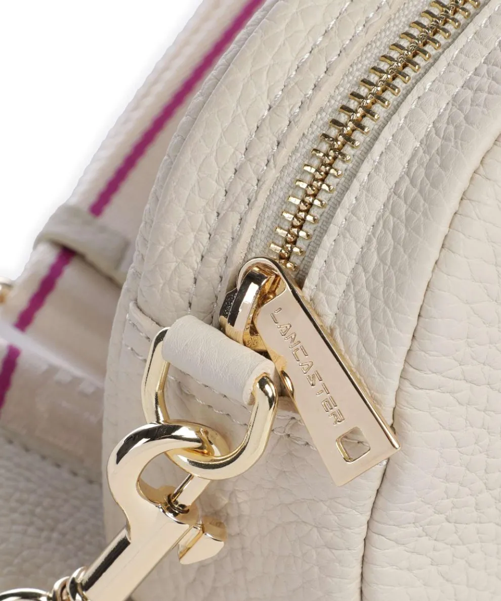 Studio Mimi Umhängetasche genarbtes Leder beige