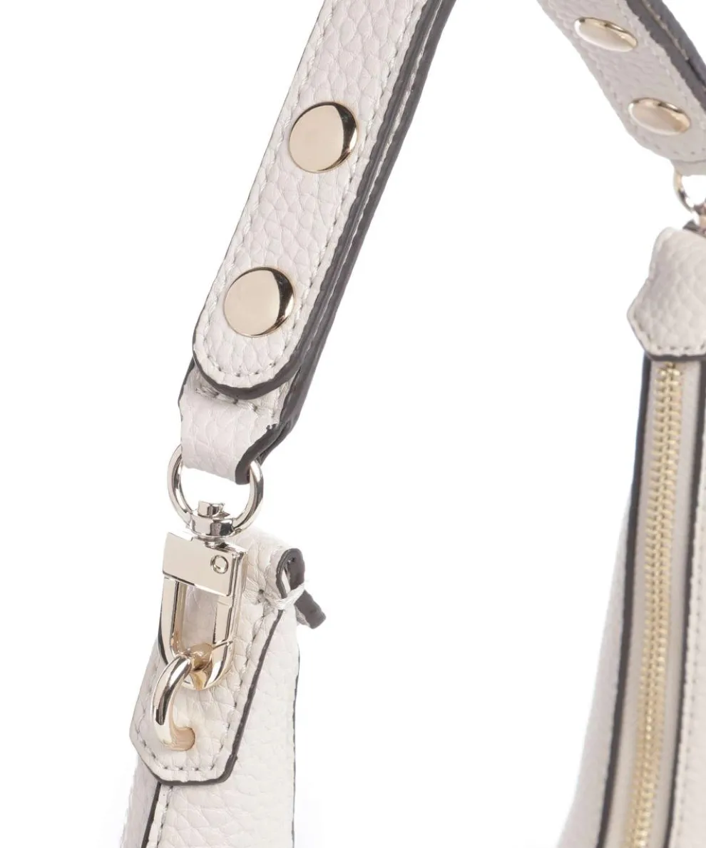 Calista Schultertasche Lederimitat creme