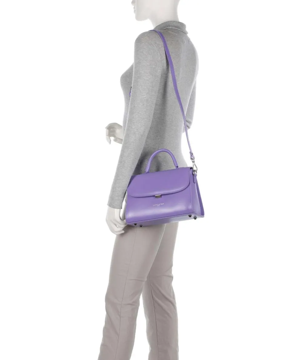 Suave Even Handtasche glattes Rindsleder violett