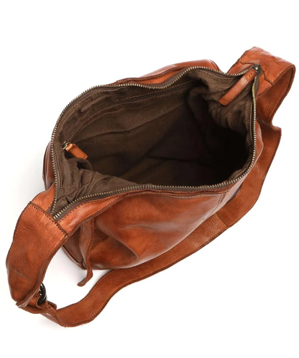 Submarine Beuteltasche weiches Rindsleder cognac