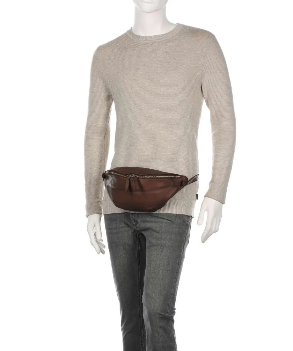 Submarine Gürteltasche Rindsleder dunkelbraun