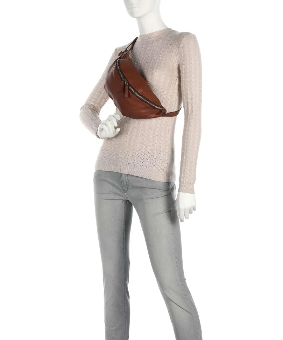 Submarine Gürteltasche Rindsleder cognac