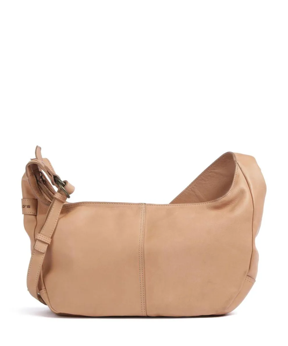 Submarine Schultertasche weiches Rindsleder hellbraun