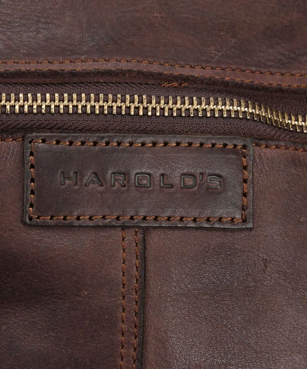 Submarine Umhängetasche fein genarbtes Rindsleder dunkelbraun