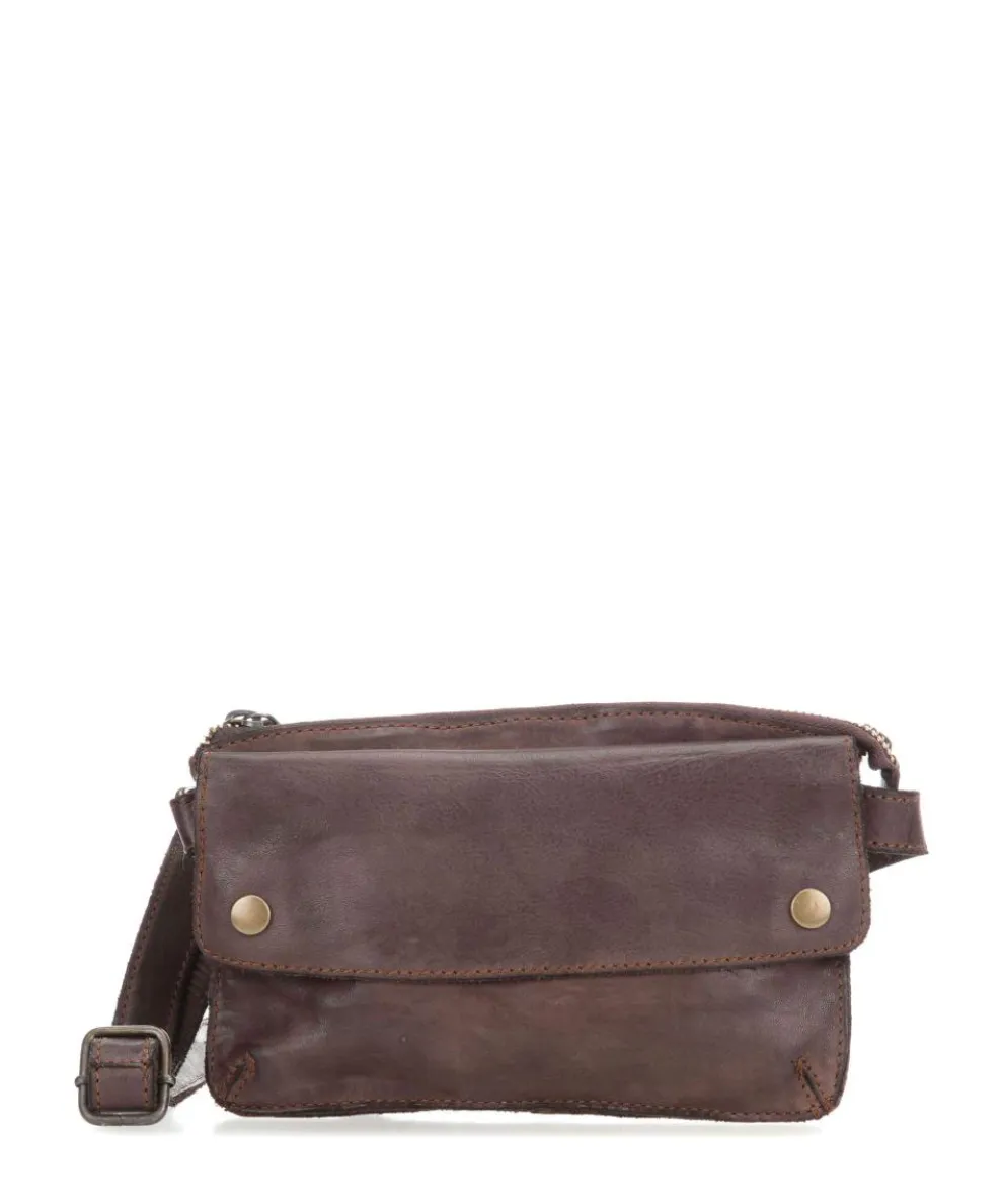 Submarine Umhängetasche fein genarbtes Rindsleder braun