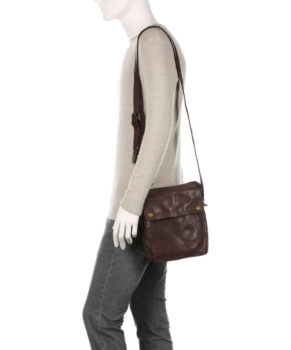 Submarine Umhängetasche Rindsleder dunkelbraun