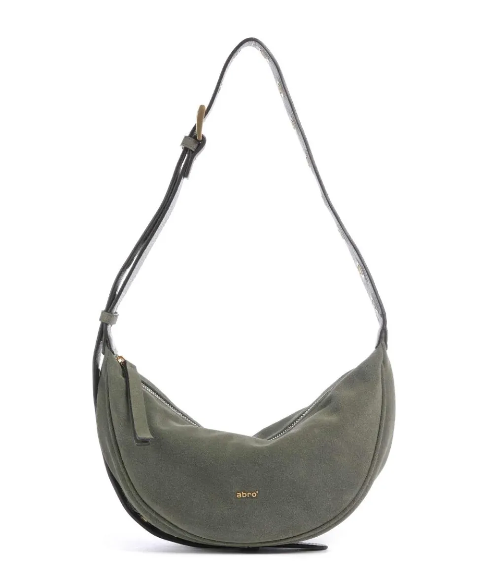 Suede By My Side Small Schultertasche aufgerautes Leder khaki