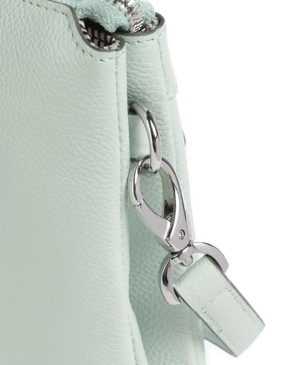 Sugar Pop Schultertasche genarbtes Rindsleder mintgrün