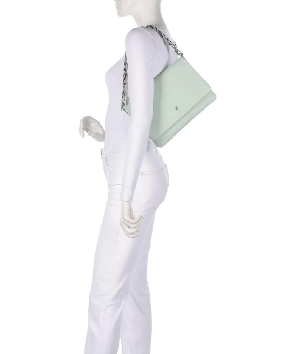 Sugar Pop Schultertasche genarbtes Rindsleder mintgrün