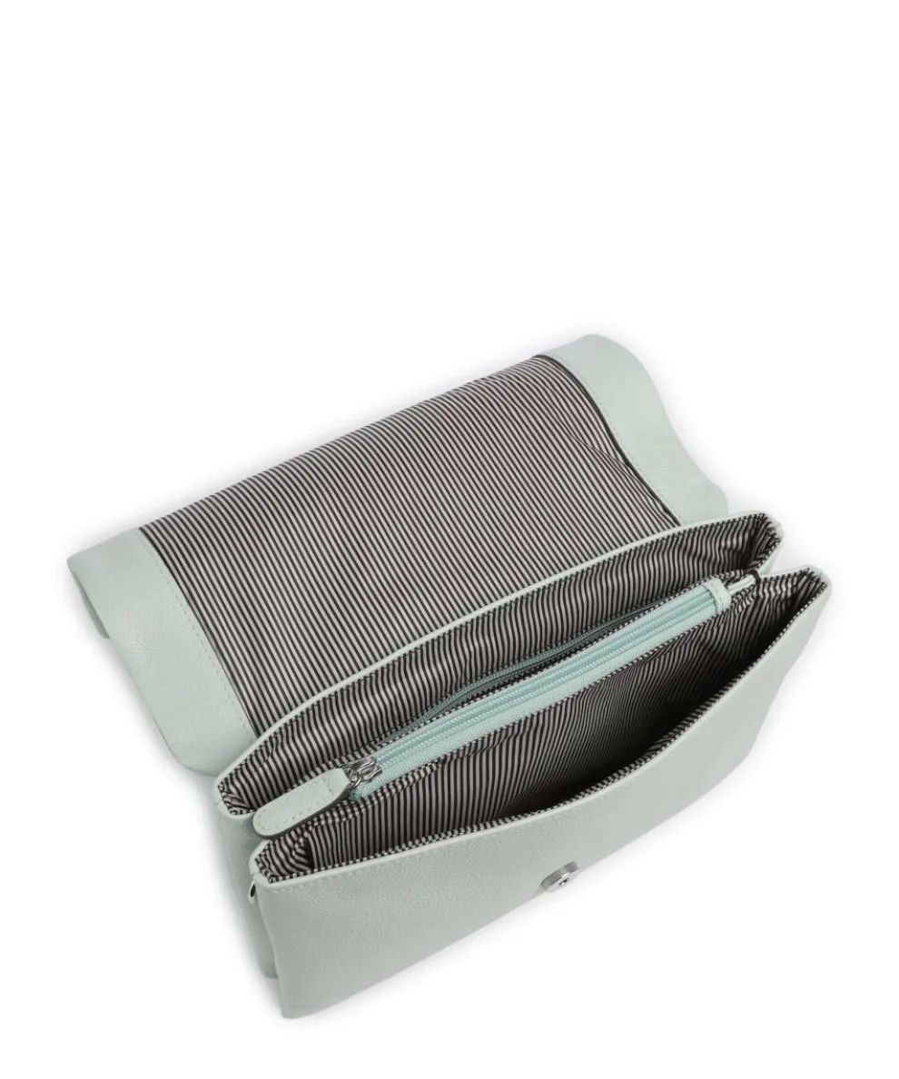 Sugar Pop Schultertasche genarbtes Rindsleder mintgrün