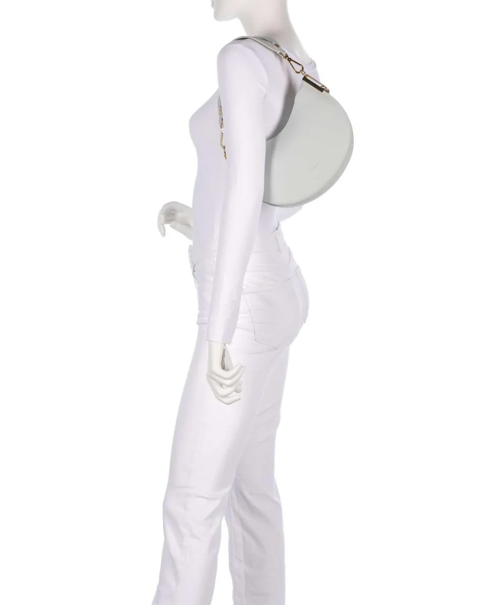 Sunup Schultertasche genarbtes Rindsleder hellblau