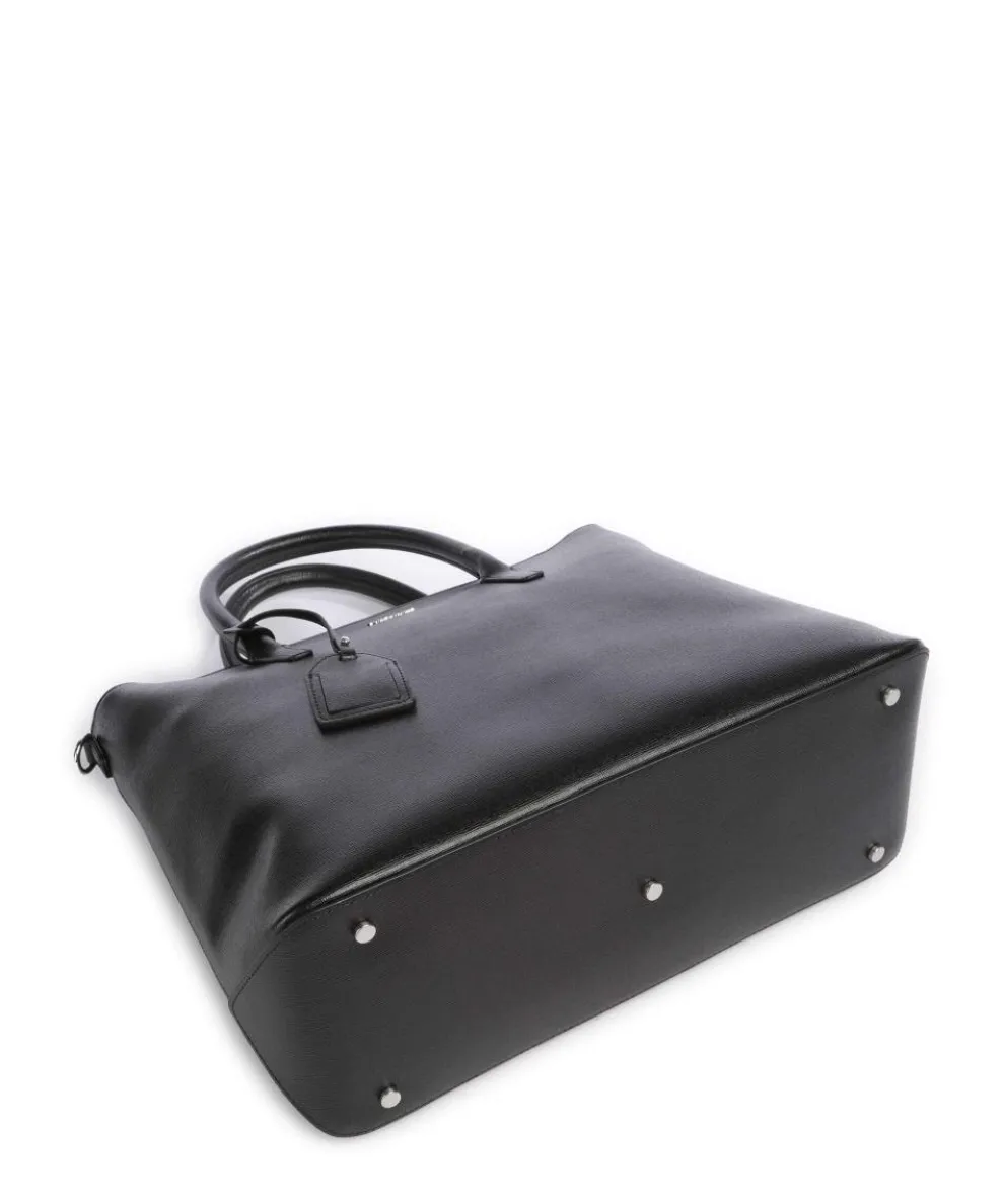 Super Star Handtasche Saffiano-Rindsleder schwarz