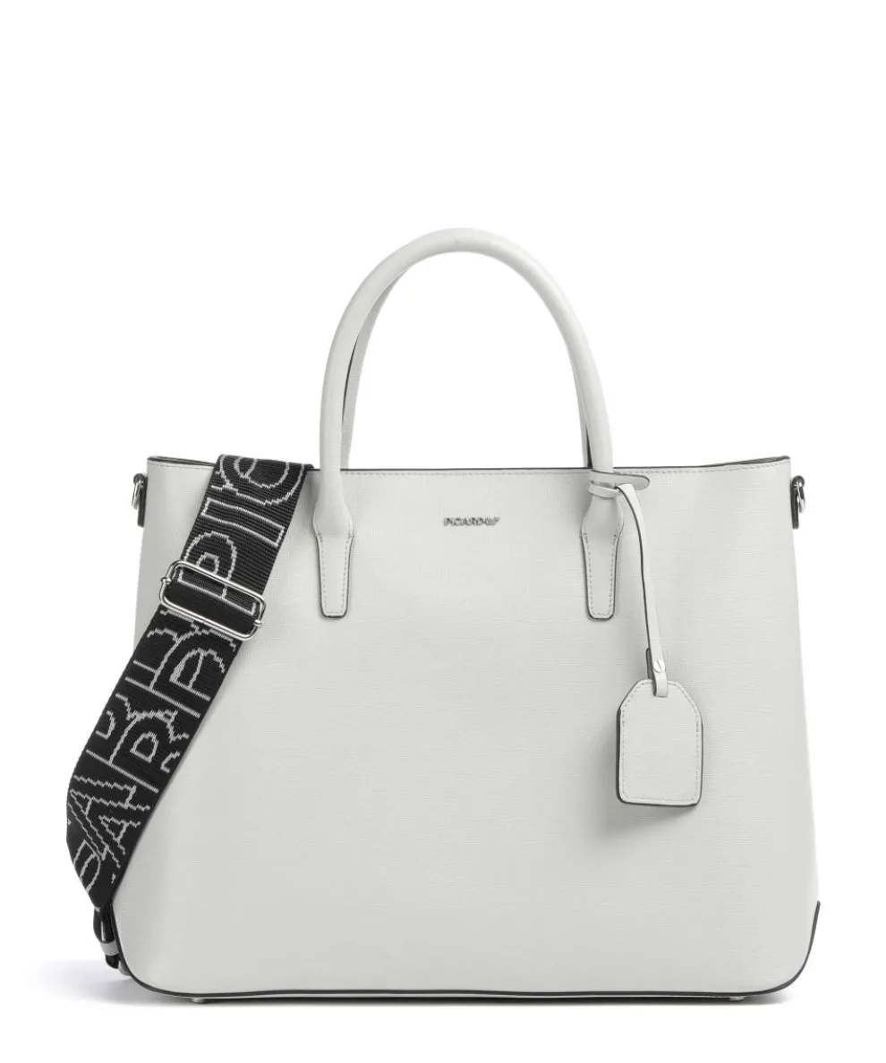 Super Star Handtasche Saffiano-Rindsleder hellgrau