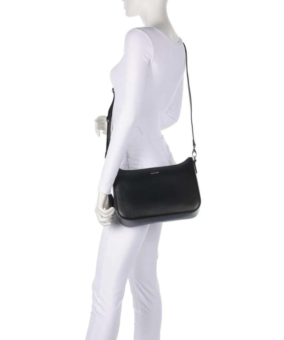 Super Star Umhängetasche Saffiano-Rindsleder schwarz