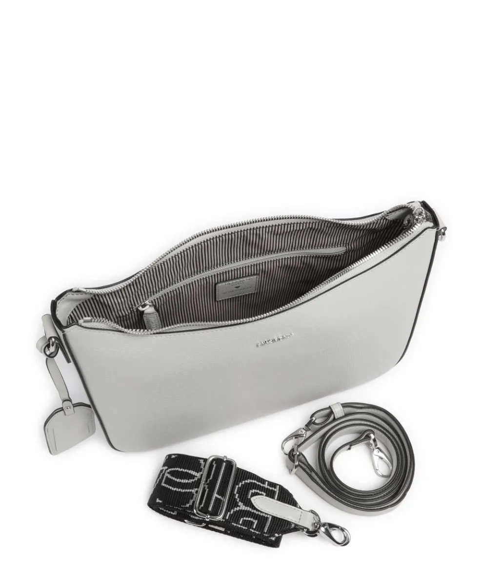 Super Star Umhängetasche Saffiano-Rindsleder hellgrau