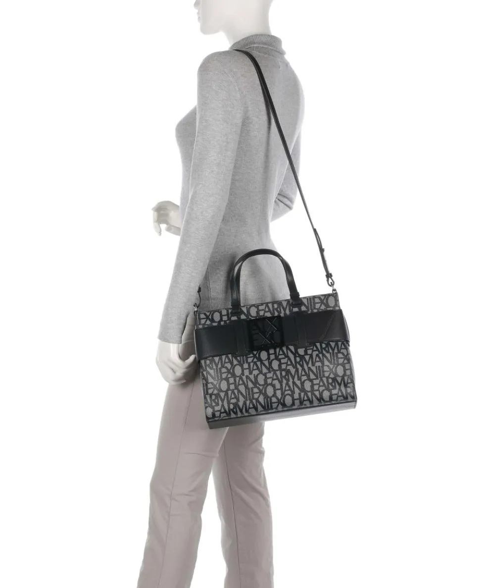 Susie Handtasche Baumwolle beige/schwarz