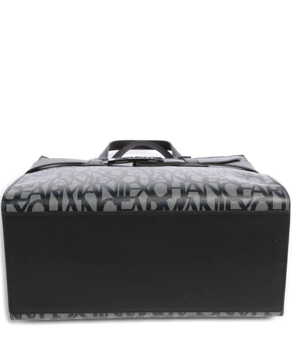 Susie Handtasche Baumwolle beige/schwarz