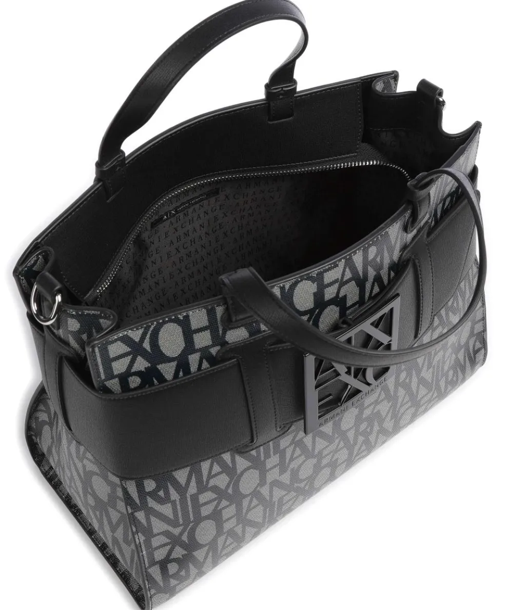 Susie Handtasche Baumwolle beige/schwarz