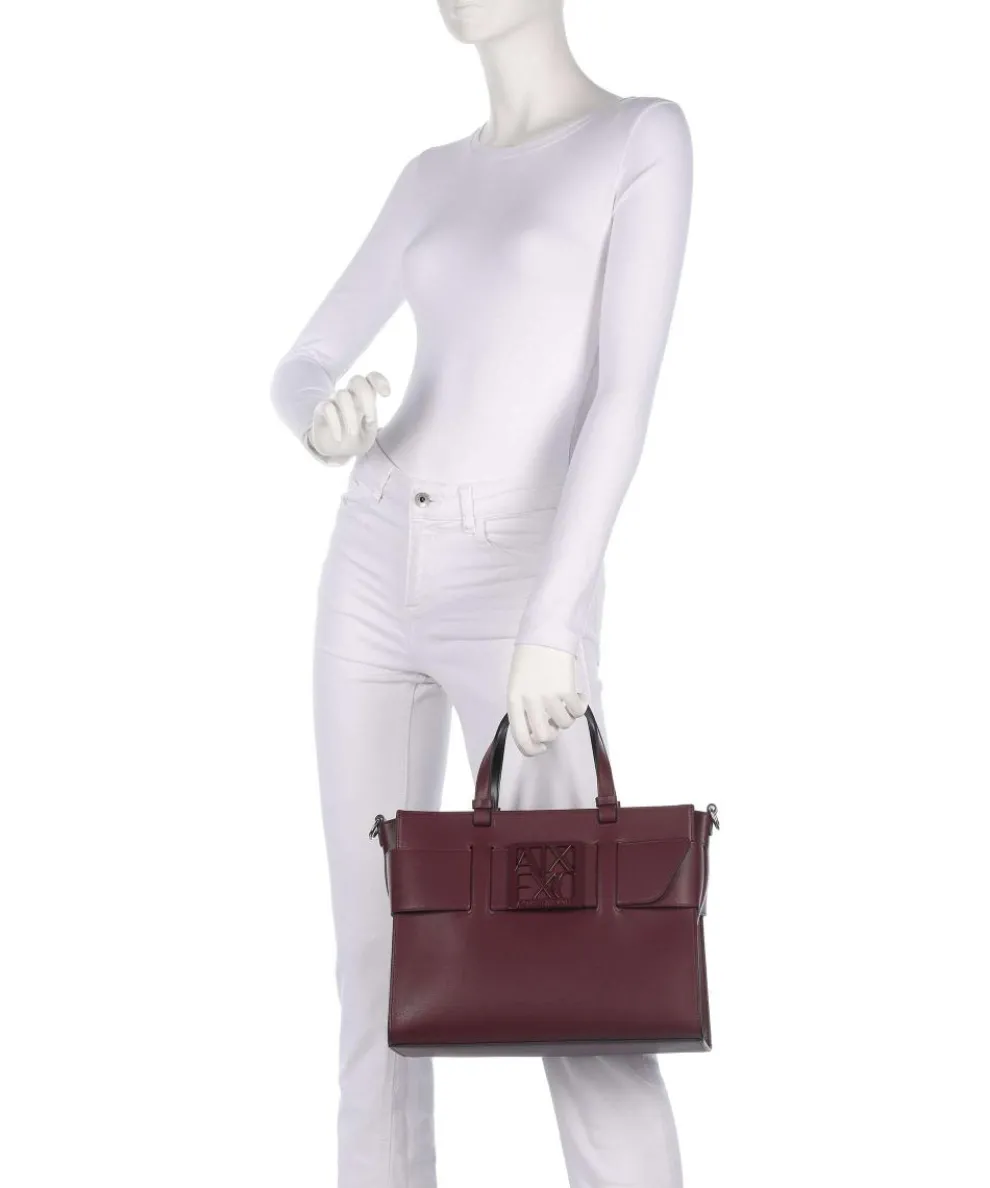 Susie Handtasche Lederimitat wein