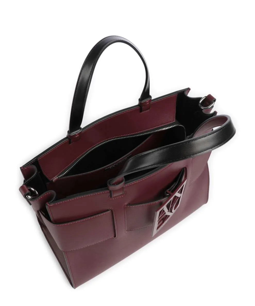 Susie Handtasche Lederimitat wein