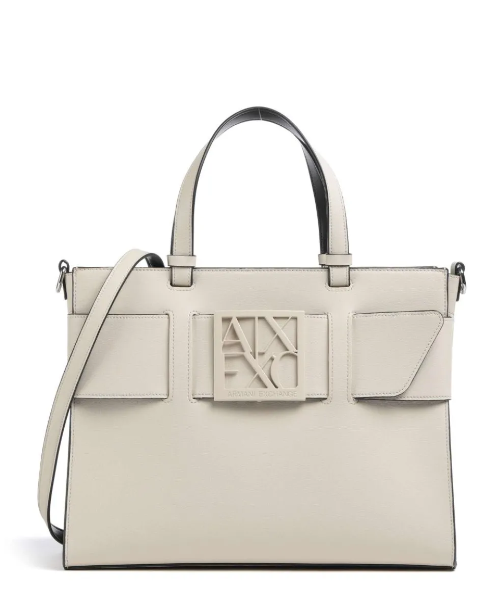 Susie Handtasche Lederimitat elfenbein