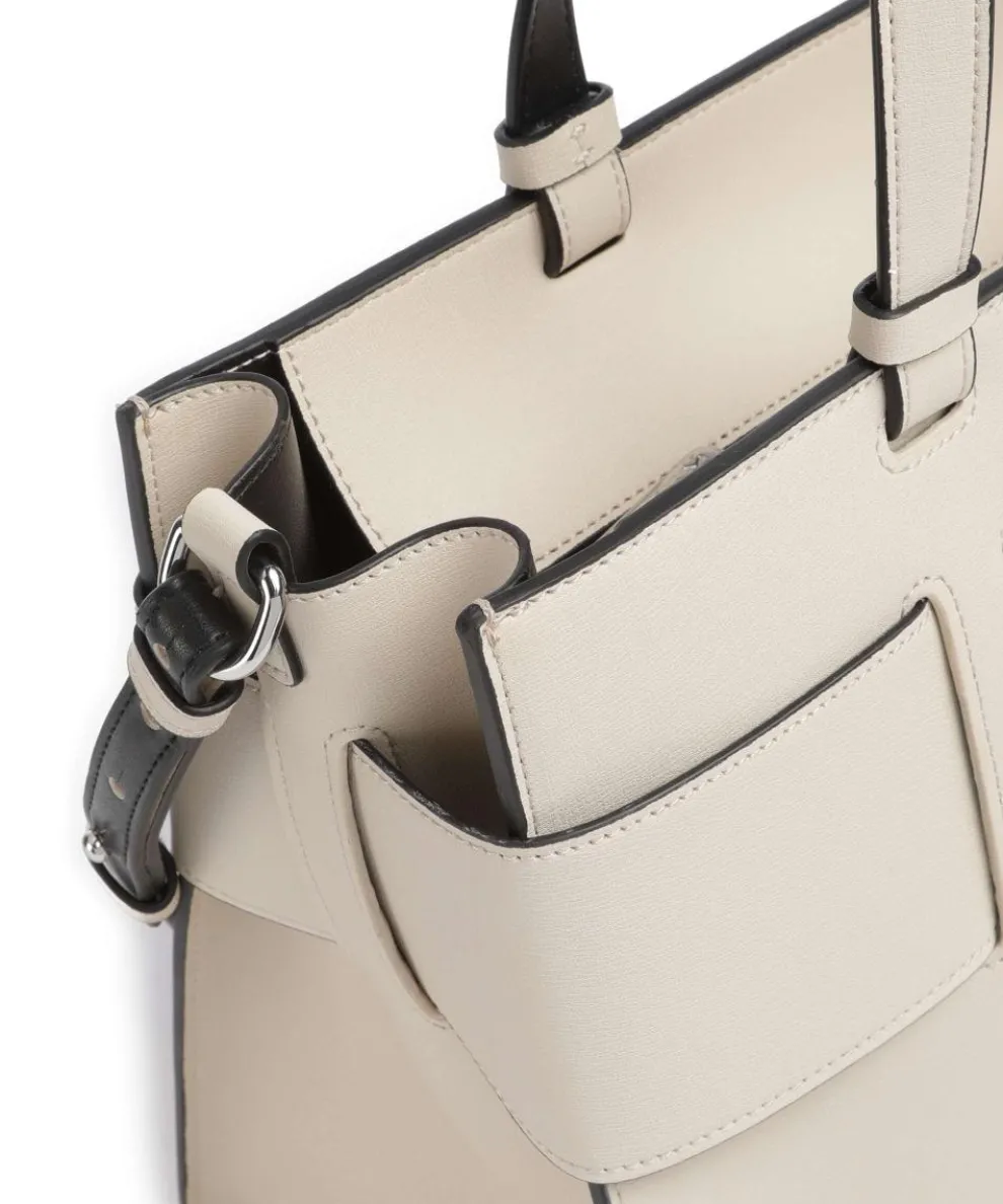 Susie Handtasche Lederimitat elfenbein