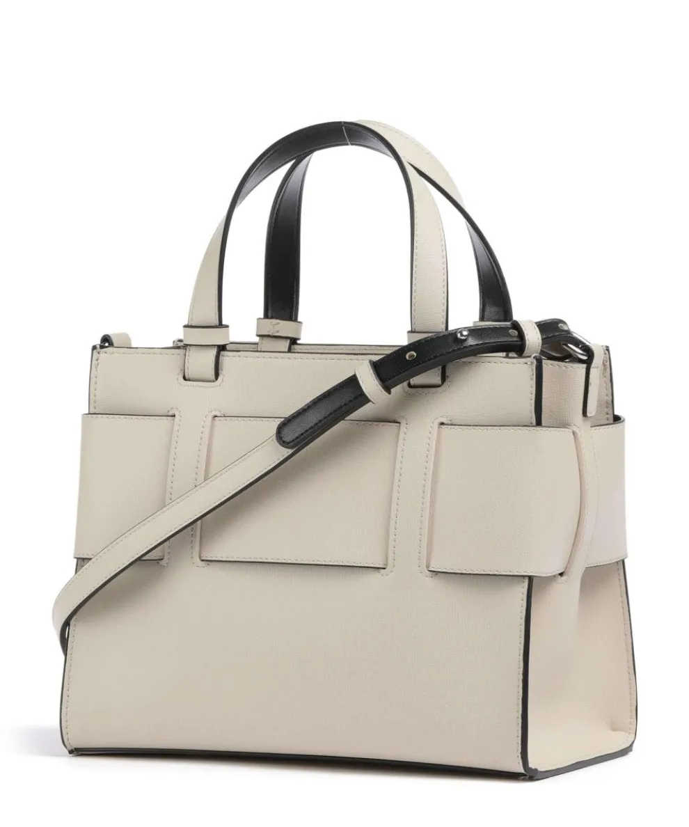 Susie M Handtasche Lederimitat elfenbein