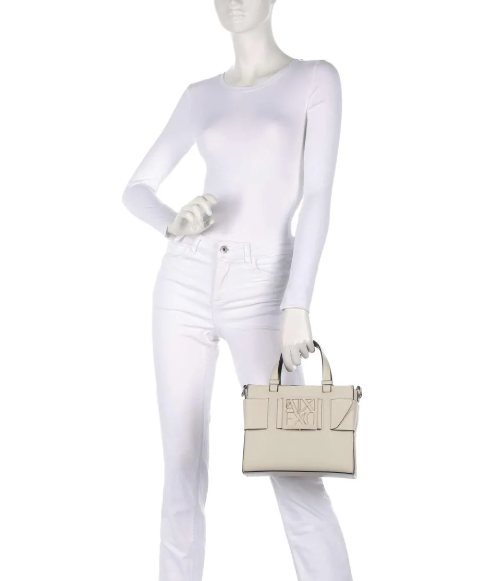 Susie M Handtasche Lederimitat elfenbein