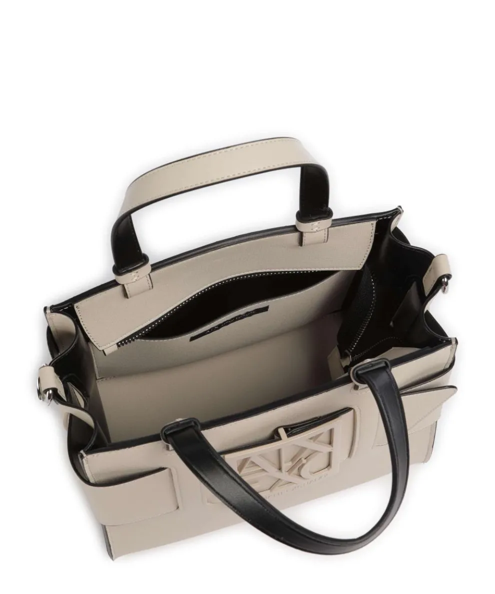 Susie M Handtasche Lederimitat elfenbein