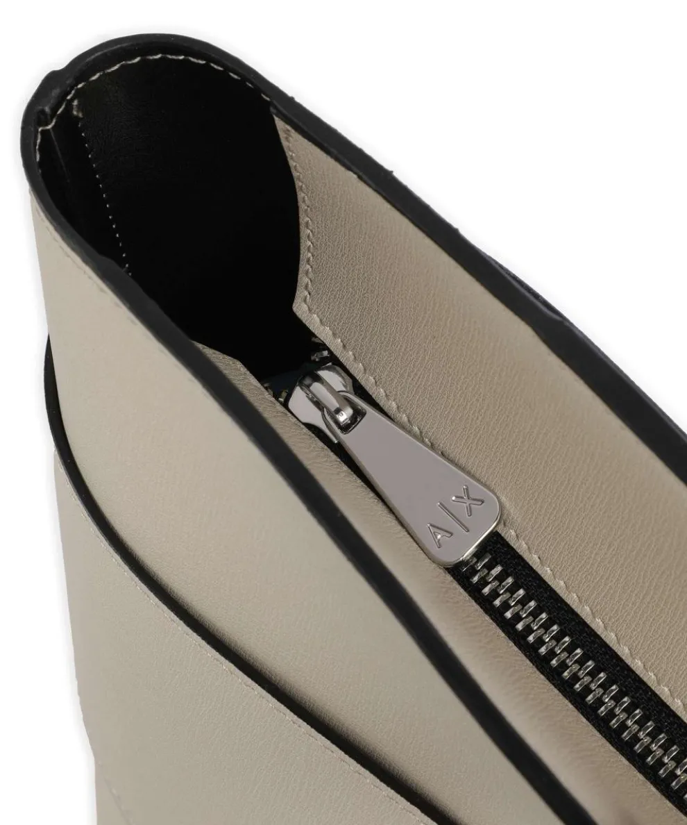 Susie M Shopper Lederimitat elfenbein