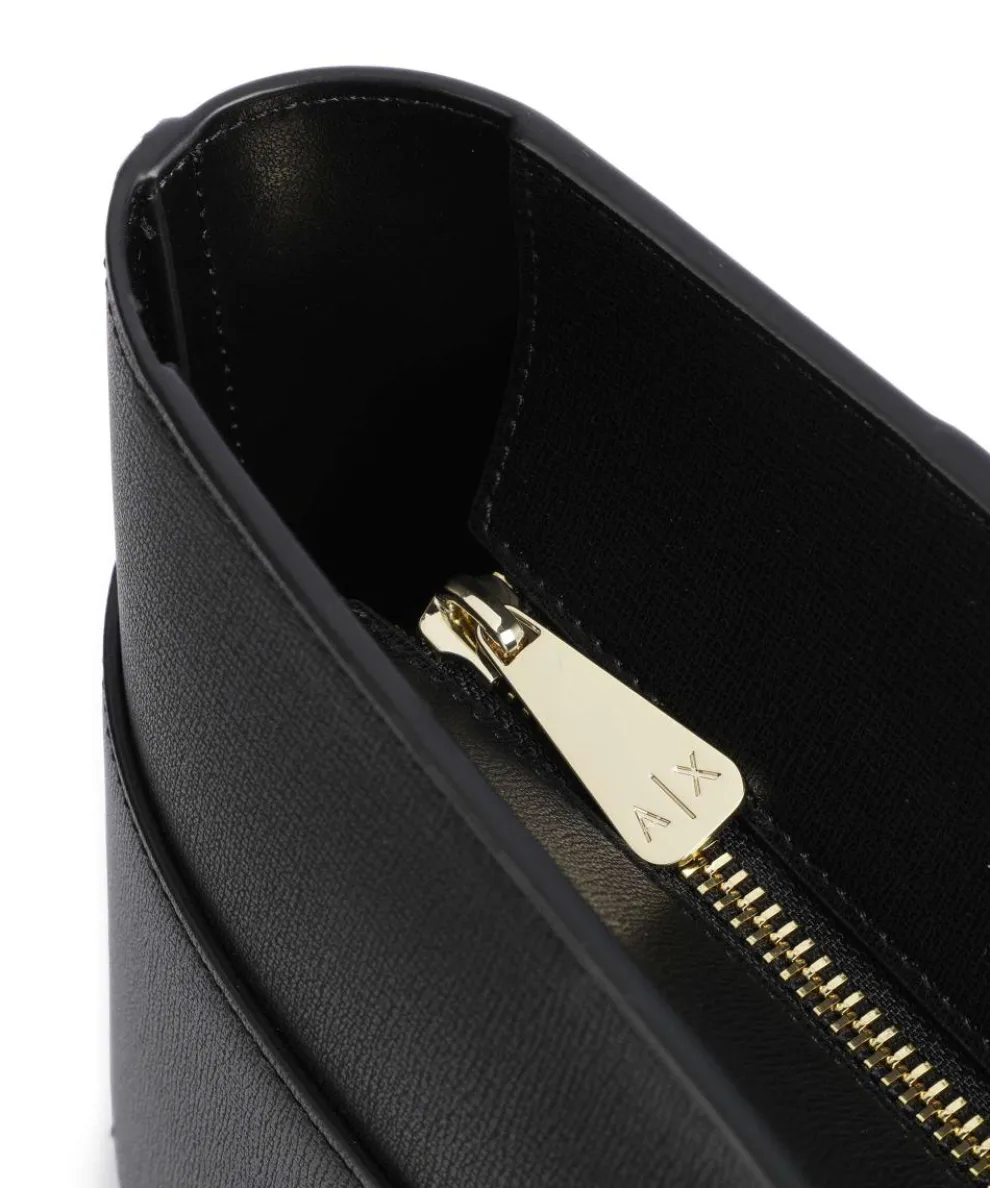 Susie M Shopper Lederimitat schwarz