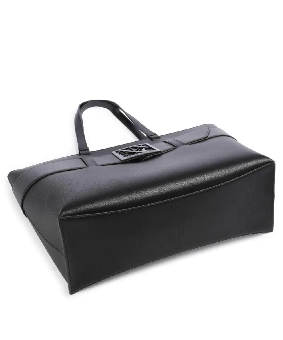 Susie M Shopper Lederimitat schwarz