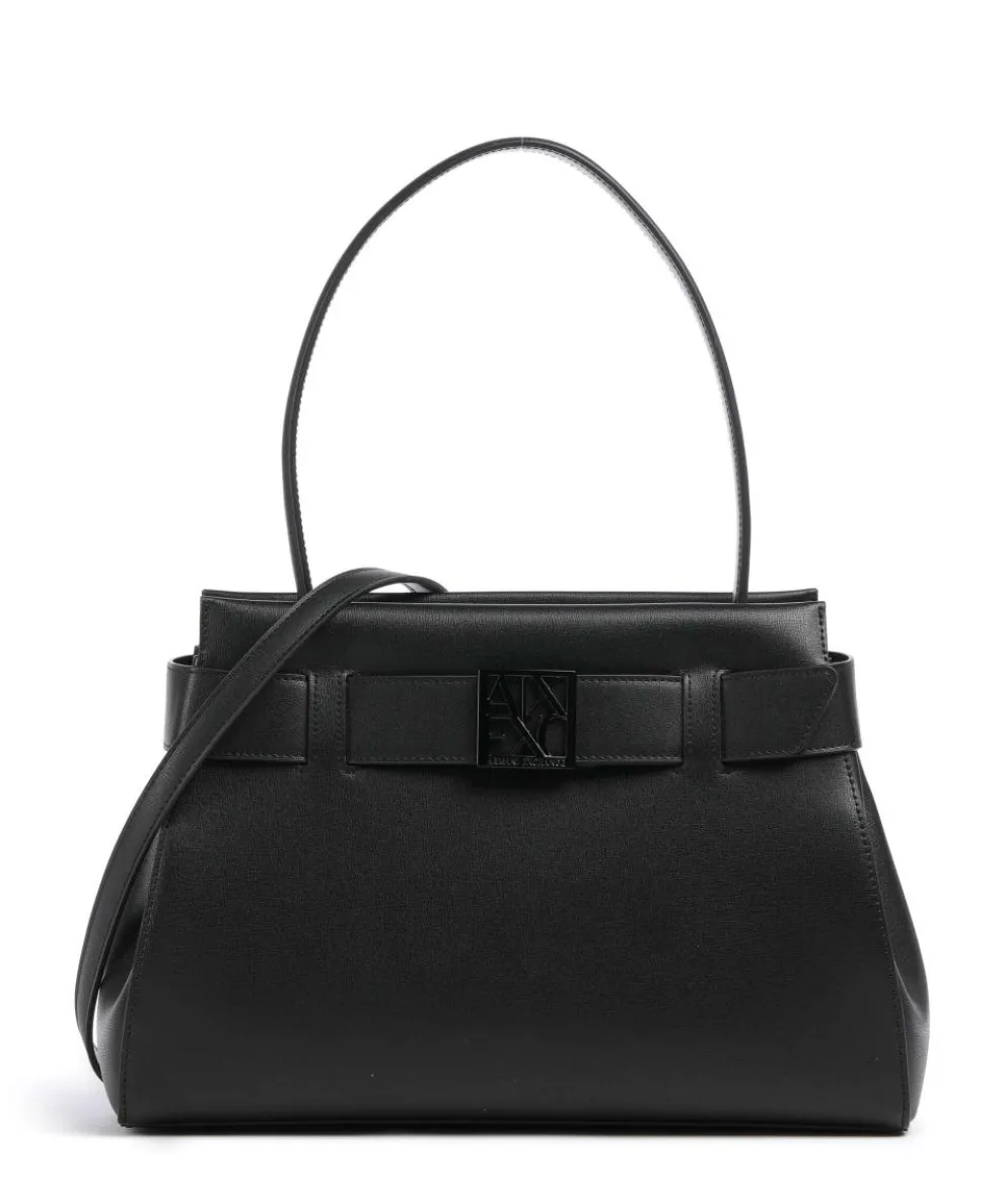 Susie M Shopper Lederimitat schwarz