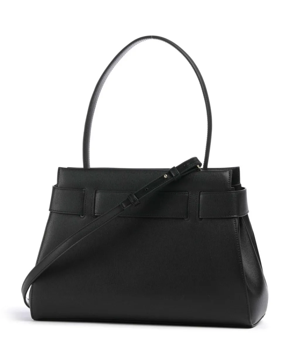 Susie M Shopper Lederimitat schwarz