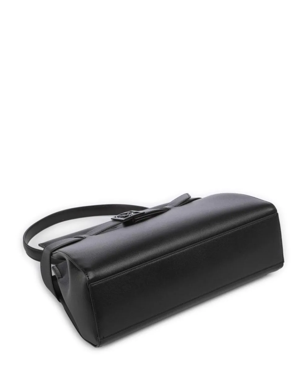 Susie M Shopper Lederimitat schwarz