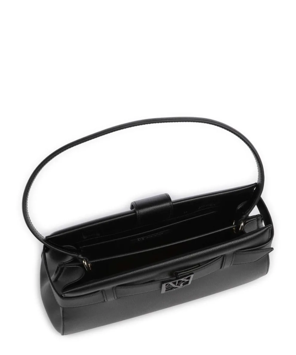 Susie M Shopper Lederimitat schwarz